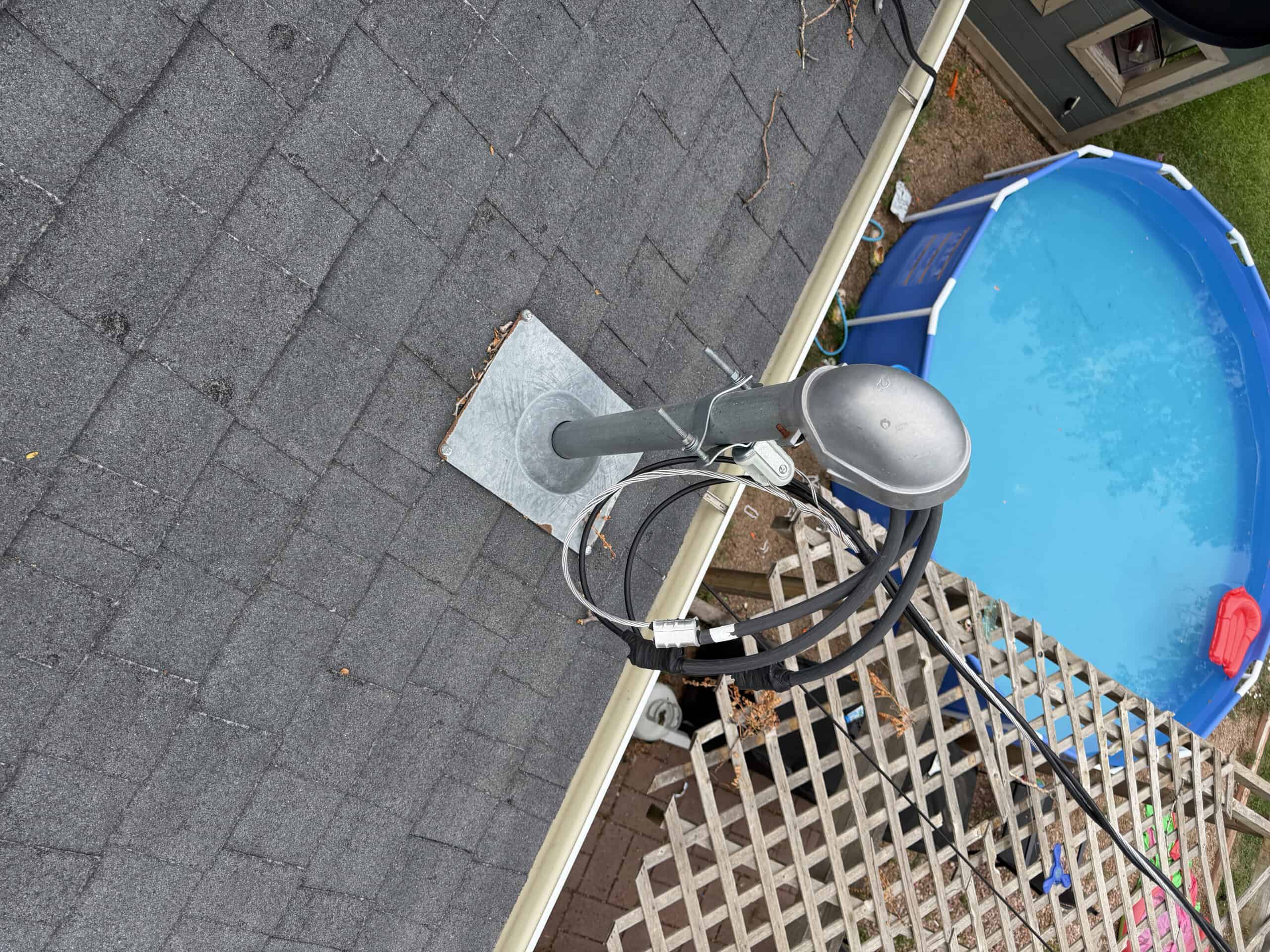 Roof penetration and flashing area inspected by RTII in Fort Morgan, Colorado