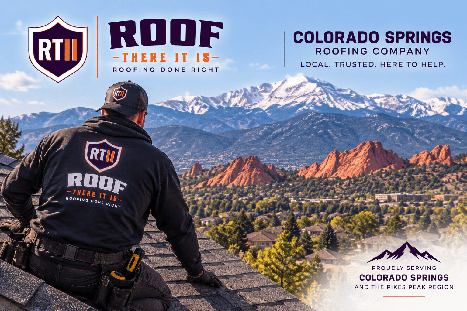 Colorado Springs roofing company performing a roof inspection